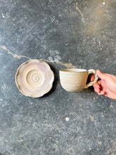 Load image into Gallery viewer, Twisted Tea mug + Saucer Set
